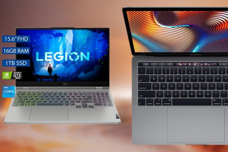 Comparativa Lenovo Legion 5 vs Apple MacBook Pro