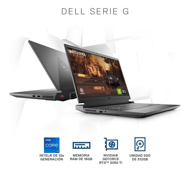 Notebook Gaming Dell G5520 Core I7 16gb Ram 512gb Ssd, Negro